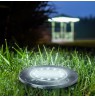 Maclean MCE318 LED Solar Pathway Lights with Ground Spike 12 LED SMD Neutral White 4000K 0.7 W Solar Lamp for Outdoor Path Light