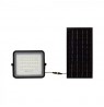 Solar LED projector V-TAC 10W Remote, AUTO, Timer, IP65 Black VT-80W 4000K 800lm