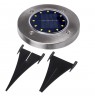 Maclean MCE318 LED Solar Pathway Lights with Ground Spike 12 LED SMD Neutral White 4000K 0.7 W Solar Lamp for Outdoor Path Light
