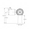 Bracket Bracket Adapter for LED Street Lamps 48mm V-TAC VT-8019