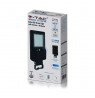 Solar Street Luminaire V-TAC 40W LED Black IP65 120Lm/W VT-ST42 6000K 4800lm