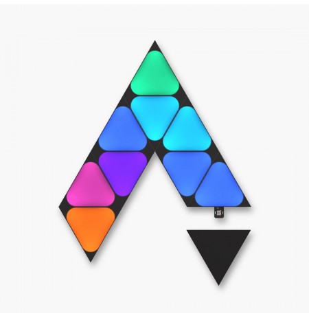 Nanoleaf Shapes Black Mini Triangles Expansion Pack (10 panels)