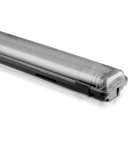 Hermetic luminaire V-TAC VT-12023 2x 120cm (2x 18W) 6400K 3400lm (SKU 6399) Black