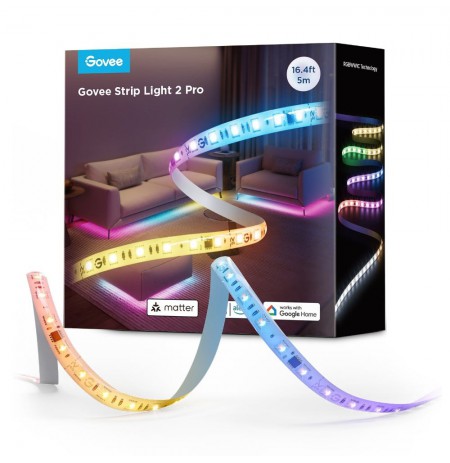 Govee H61F5 Strip Lights Pro 5m | LED Strip | Wi-Fi, Bluetooth, RGBWW