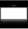 Maclean LED panel, ceiling, slim 40W, 3200lm, 1195x295x8mm, neutral white (4000K), raster, FLICKER-FREE, MCE545 NW