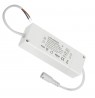 LED panel Maclean, Ceiling, slim 40W, Warm White (3000K), 595x595x8mm, raster, FLICKER-FREE function, MCE540