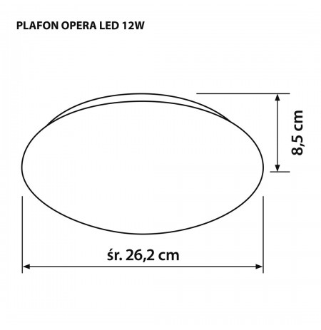 Activejet AJE-OPERA LED plafond 12W