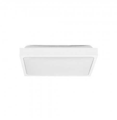 Plafond V-TAC VT-8624SW-SQ surface-mounted 24W LED IP44 30x30cm motion detector 4000K 2400lm (SKU 7667) White