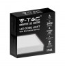 Plafond V-TAC VT-8624SW-SQ surface-mounted 24W LED IP44 30x30cm motion detector 4000K 2400lm (SKU 7667) White