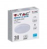 Plafond V-TAC VT-8033 surface-mounted 15W LED SAMSUNG CHIP IP44 120lm/W 4000K 1850lm (SKU 2155669) White