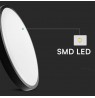 Plafond V-TAC VT-8630B surface-mounted 36W LED IP44 42cm 4000K 3820lm (SKU 76401) Black