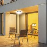 Plafond V-TAC VT-8630B surface-mounted 36W LED IP44 42cm 4000K 3820lm (SKU 76401) Black