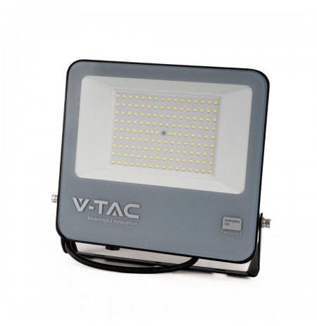 LED projector V-TAC 100W 100Lm/W Przewód 1mb SAMSUNG CHIP black VT-44104 4000K 8700lm 5 Lat Gwarancji