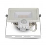 LED projector V-TAC VT-20-S-B 20W SAMSUNG CHIP Motion sensor 6400K 1600lm (SKU 450) White