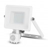 LED projector V-TAC VT-30-S-W 30W SAMSUNG CHIP Motion sensor 6400K 2400lm (SKU 459) White
