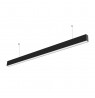 V-TAC LED Linear SAMSUNG CHIP 40W luminaire For connecting Suspended Black 120cm VT-7-40 4000K 3270lm