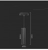 48V V-TAC 8W LED SMART WiFi TRACKLIGHT 3in1 Black VT-908D 2700K-6400K 700lm LED Track Lighting Fixture