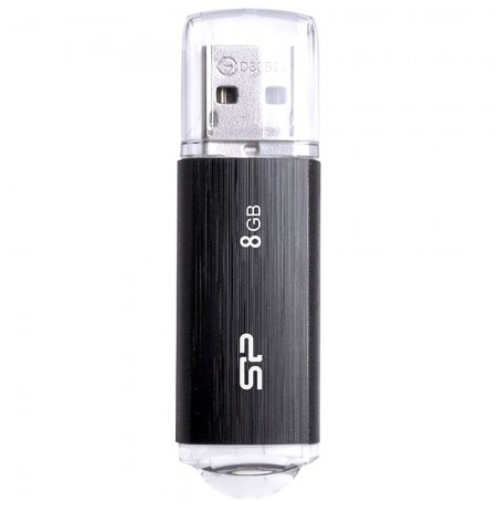 Silicon Power Ultima U02 USB flash drive 8 GB USB Type-A 2.0 Black,Transparent