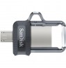 Pen drive SanDisk ULTRA SDDD3-128G-G46 (128GB, microUSB, USB 3.0, gray color)