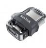 Pen drive SanDisk ULTRA SDDD3-128G-G46 (128GB, microUSB, USB 3.0, gray color)