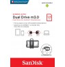 Pen drive SanDisk ULTRA SDDD3-128G-G46 (128GB, microUSB, USB 3.0, gray color)