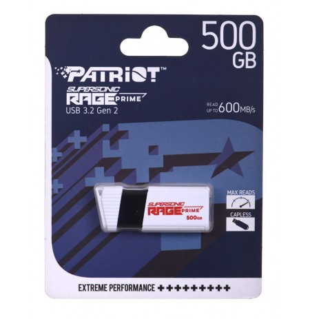 Patriot Rage Prime 600 MB/s 512GB USB 3.2 8k IOPs