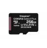 KINGSTON 256GB microSDXC Canvas Select Plus 100R A1 C10 Card + ADP