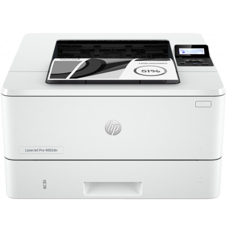HP LaserJet Pro 4002dn Printer, Black and white, Printer for Small medium business, Print, Two-sided printing, Fast first page o