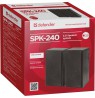 Defender SPK-240 Black Wired 6 W