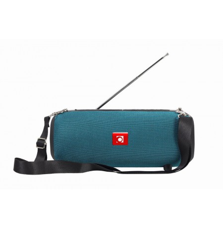 Gembird SPK-BT-17 portable Bluetooth speaker with FM-radio, green