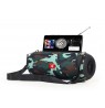 Gembird SPK-BT-17 portable Bluetooth speaker with FM-radio, camo