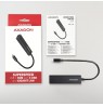 AXAGON HMC-GL3A USB-C hub, 3x USB-A, Gbit-LAN, black
