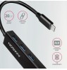 AXAGON HMC-GL3A USB-C hub, 3x USB-A, Gbit-LAN, black