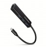 AXAGON HMC-GL3A USB-C hub, 3x USB-A, Gbit-LAN, black