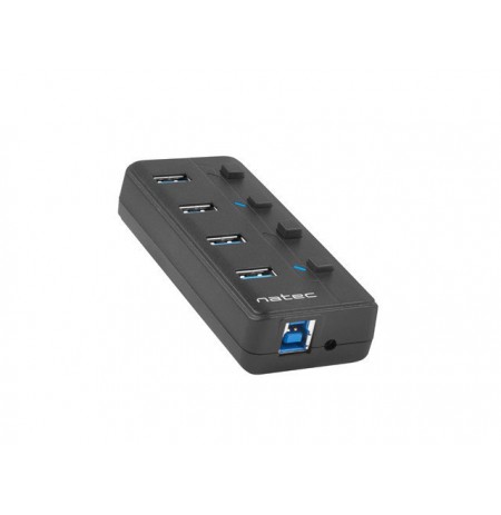 Hub NATEC Mantis 2 NHU-1557 (Lack, 4x USB 3.0, black color)