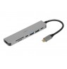 IBOX HUB USB IUH3SL4K SLIM USB3.2 HDMI 4K PD100W