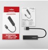 AXAGON HMA-GL3A Multiport Hub, USB 3.0 Type-A, Gbit-LAN, 3x USB-A, microSD