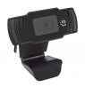 Manhattan USB Webcam, Two Megapixels, 1080p Full HD, USB-A, Integrated Microphone, Adjustable Clip Base, 30 frame per second, Bl