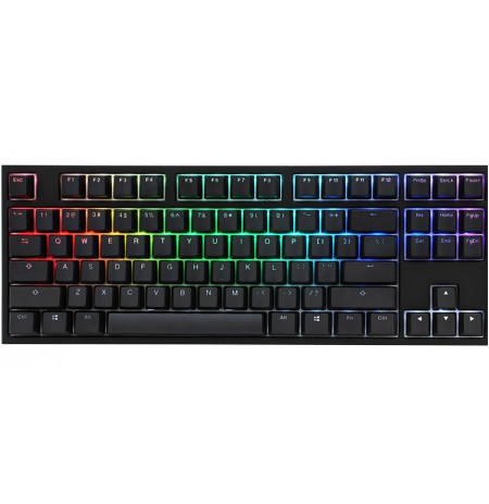 Ducky One 2 TKL PBT Gaming Keyboard, MX-Brown, RGB LED - Black
