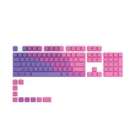 Glorious GPBT Keycaps - 115 PBT Keycaps, ISO, DE-Layout, Nebula