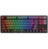 Ducky One 3 Aura Black TKL Gaming Keyboard, RGB LED - MX-Speed-Silver