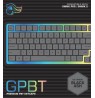 Glorious GPBT Keycaps - 114 PBT Caps, ANSI, US Layout, Black Ash