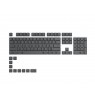 Glorious GPBT Keycaps - 114 PBT Caps, ANSI, US Layout, Black Ash