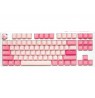 Ducky One 3 Gossamer TKL Pink Gaming Keyboard - MX-Black Clear Top (US)