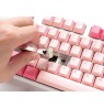 Ducky One 3 Gossamer TKL Pink Gaming Keyboard - MX-Black Clear Top (US)