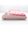 Ducky One 3 Gossamer TKL Pink Gaming Keyboard - MX-Black Clear Top (US)