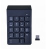 Gembird KPD-W-02 numeric keypad Notebook/PC Bluetooth Black
