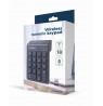 Gembird KPD-W-02 numeric keypad Notebook/PC Bluetooth Black