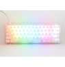 Ducky One 3 Aura White Mini Gaming Keyboard, RGB LED - Kailh Jellyfish Y