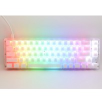 Ducky One 3 Aura White SF Gaming Keyboard, RGB LED - Gateron Baby Kangaroo